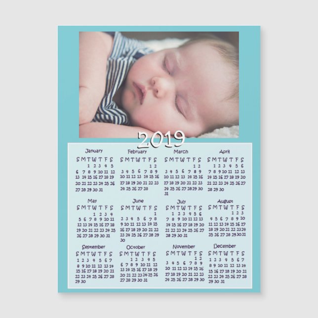 Calendarios personalizados para imanes de fotos pa (Anverso)