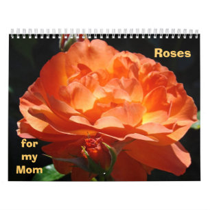 Calendarios personalizados Rosas para Mi Mamá Jard