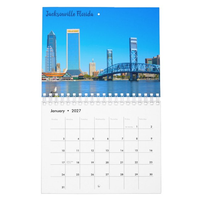 Calendarios We Love Florida 2021. (Jan 2027)