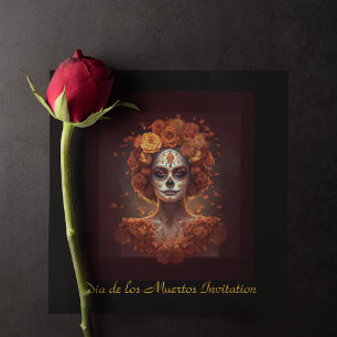 Caléndula personalizada Catrina Día de los Muertos