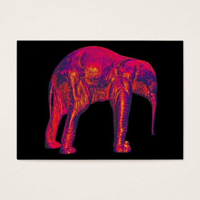 Calf elefante, rojo/rosado, negro (Frente)