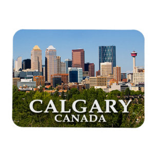 Calgary - imán del refrigerador del recuerdo
