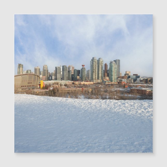 Calgary Skyline Winter Wonderland (Anverso)