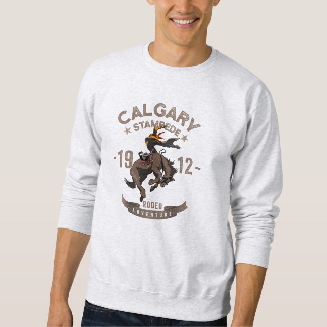 Calgary Stampede Rodeo | Sudadera masculina (Anverso)