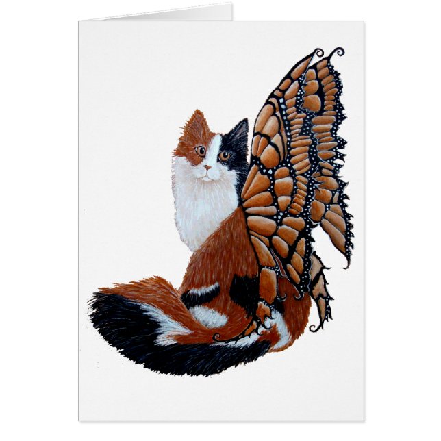 Calico Butterfly Fairy Cat (Frente)