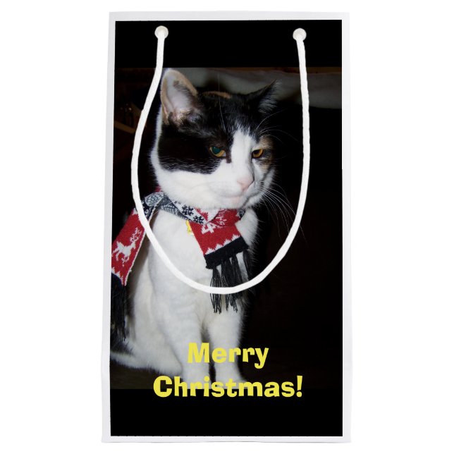 Calico Cat Vestir Bolsa de regalo de bufanda (Anverso)