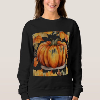 Cálida camisa de calabaza para otoño y Halloween