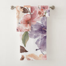 Calida Floral de Peonía de Puesta de Sol en Acuare
