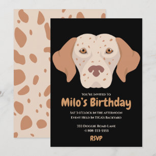 Cálida invitación para la fiesta de cumpleaños del
