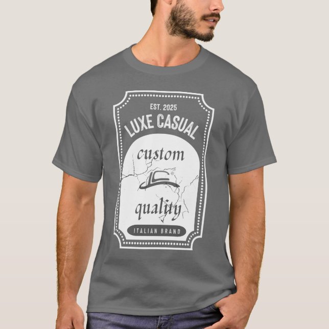 Calidad artesana italiana de camisetas (Anverso)