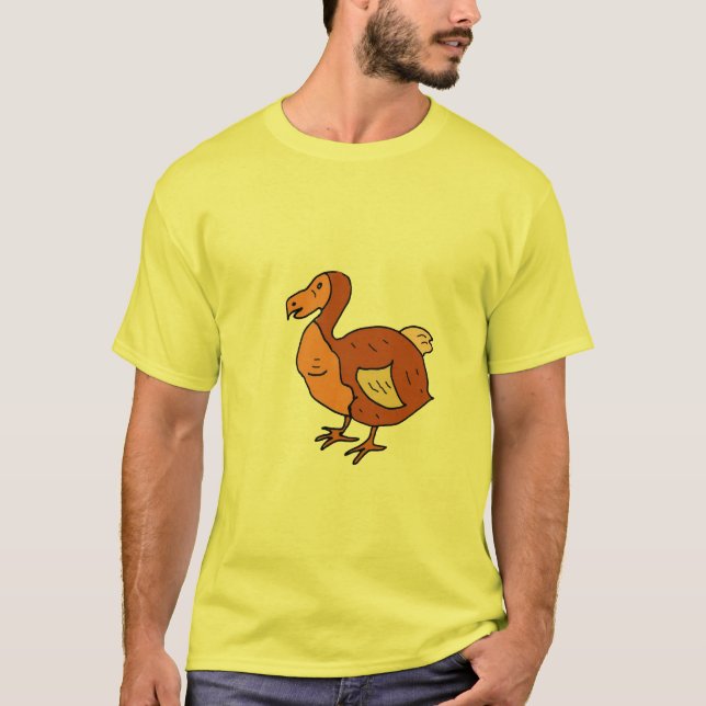 CALIDAD DE COPIA camiseta divertida del pájaro del (Anverso)