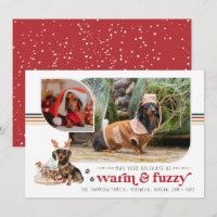 Cálido y Esponjoso | Tarjeta de vacaciones de masc