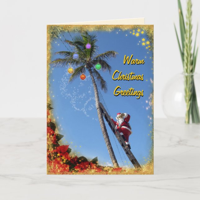 Cálidos saludos de Navidad (Anverso)