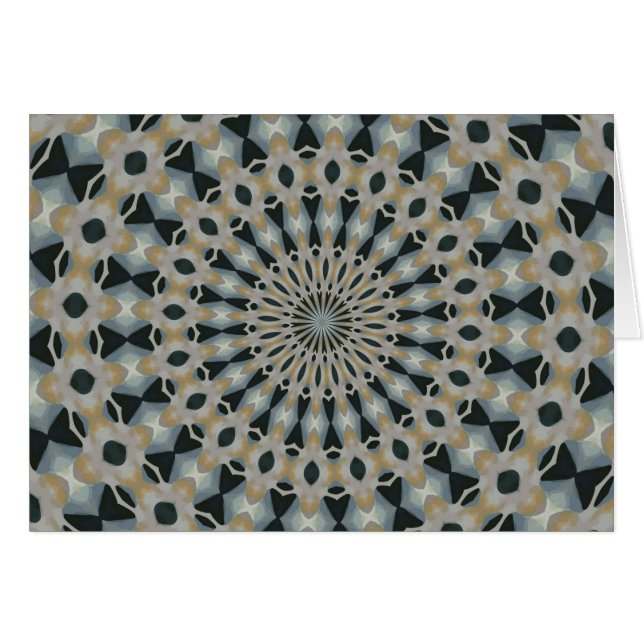 Calidoscopio de camello y azul verdoso (Anverso (Horizontal))