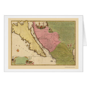 California como isla de N. de Fer 1720