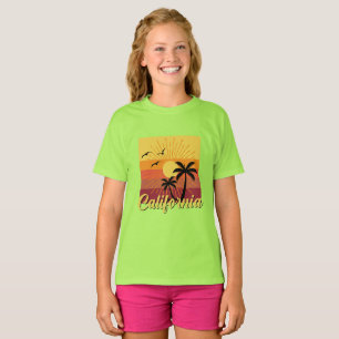 California Design - camiseta básica para niñas