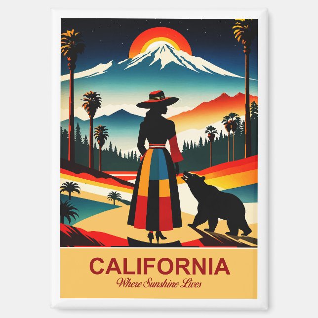 California: Donde Sunshine vive el imán (Anverso)