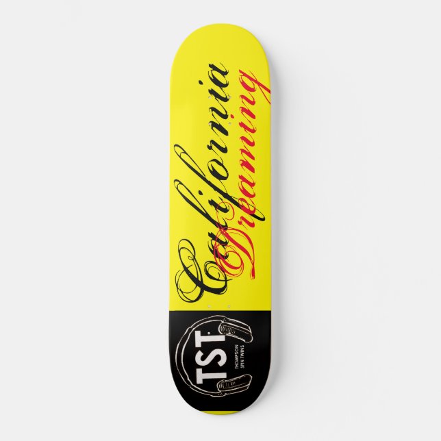 CALIFORNIA DREAMING/ TST/ JMT SKATEBOARD (Anverso)