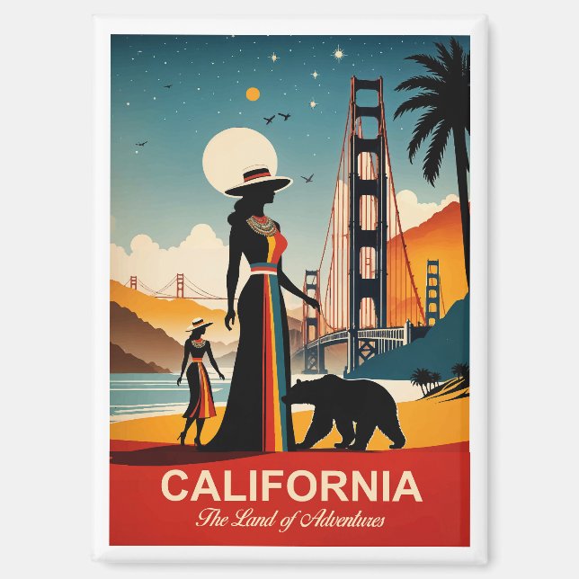 California: El imán de la tierra de las aventuras (Anverso)