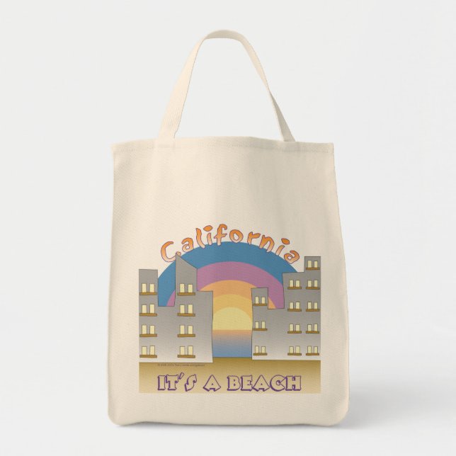 California es una bolsa de playa (Frente)