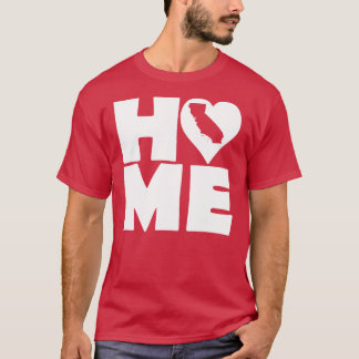 California Hogar Camiseta Corazón Estado
