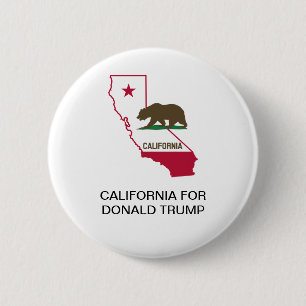 CALIFORNIA para botón DONALD TRUMP 2020