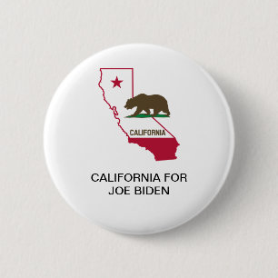 CALIFORNIA para el botón de JOE BIDEN