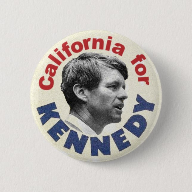 California para el botón de Kennedy (Anverso)