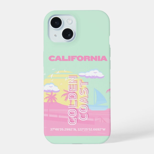 California, Playa, Arte de Viajes, Preppy (Reverso )