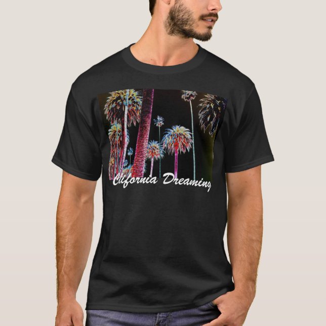 California que soña la camiseta para hombre CA de (Anverso)