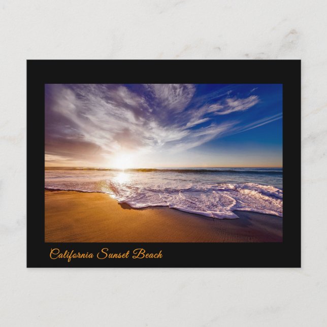 California Sunset Beach - Postales de vacaciones p (Anverso)