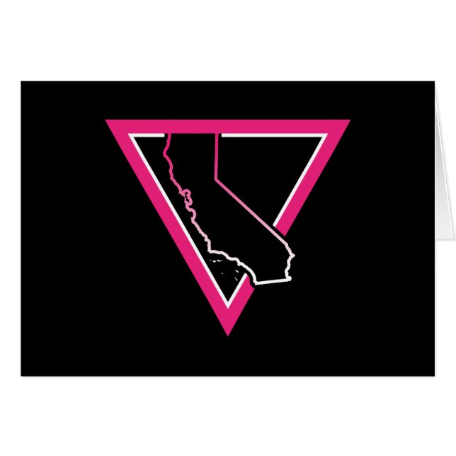 california triangular rosa (Anverso (Horizontal))