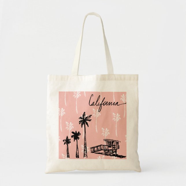 california vibes bolsa de té (algodón caramelo ros (Frente)