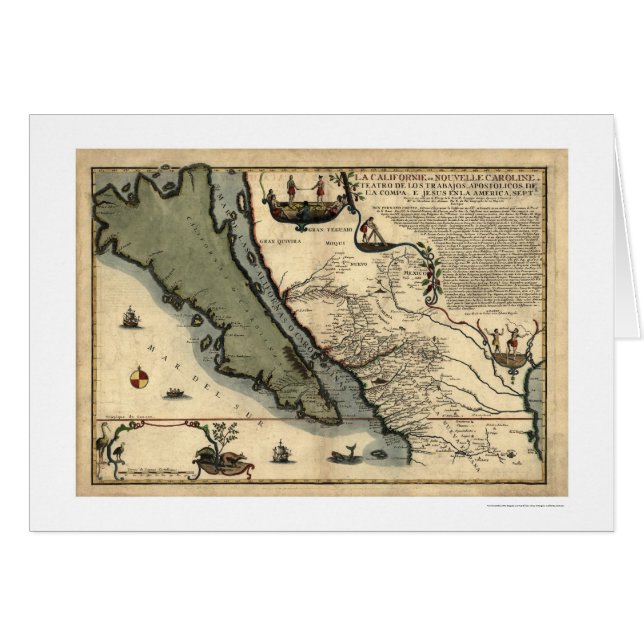 California y México trazan temprano 1712 (Anverso (Horizontal))