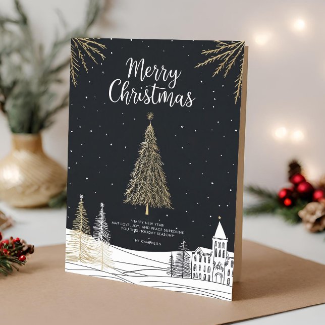 Caligrafía de Feliz Navidad Escritura Doblada (Subido por el creador)