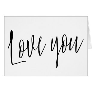 Caligrafía de moda moderna "Te quiero"