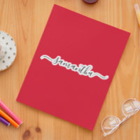 Caligrafía de nombre personalizado Etiqueta de por