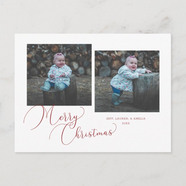 Caligrafía Feliz Navidad 2-Foto (Anverso)