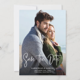 Caligrafía manuscrita 2 Foto Guardar fecha