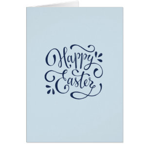 Caligrafía moderna feliz de pascua