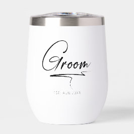Caligrafía moderna Groom Black ID1025