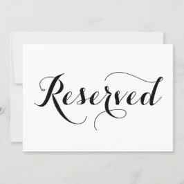 Caligrafía moderna | Tarjeta de señaligen de boda