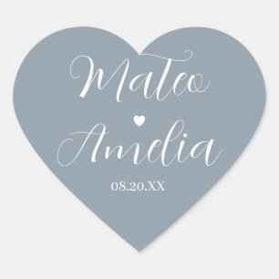 Caligrafía: nombres de novias y novias en Pegatina