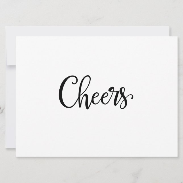 Caligrafía simple | Rótulo de Bodas de Salud (Anverso)