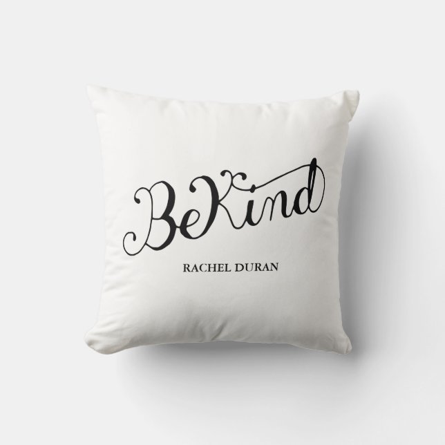 caligrafía una almohada amable (Anverso)