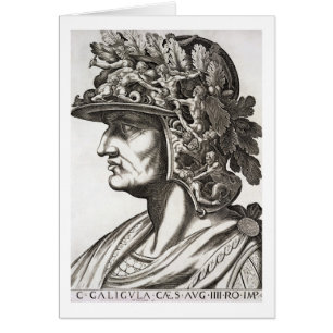 Caligula César (12-41 ANUNCIO), 1596 (grabado)