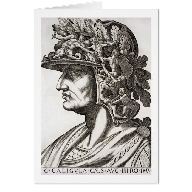 Caligula César (12-41 ANUNCIO), 1596 (grabado) (Frente)