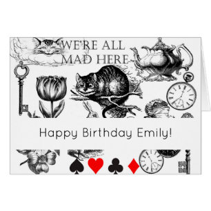 cáliz clásico del gato cheshire en el arte de wond