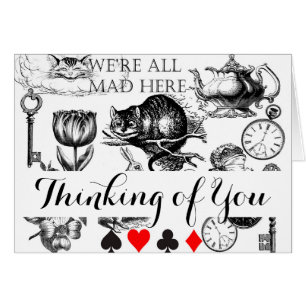 cáliz clásico del gato cheshire en el arte de wond