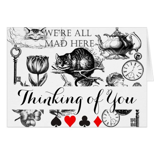 Cáliz clásico del gato de Cheshire en wonderland m (Anverso (Horizontal))